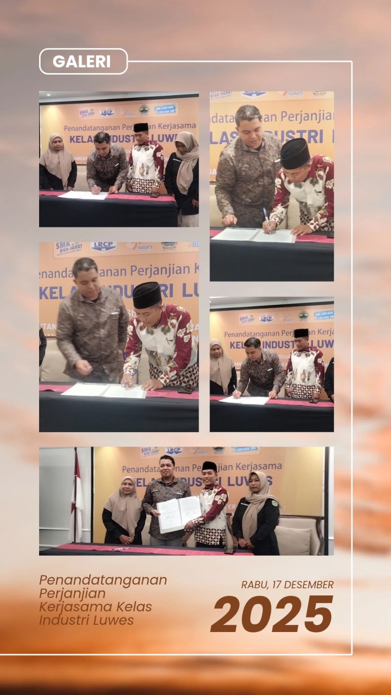 Penandatanganan Perjanjian Kerjasama Kelas Industri Luwes