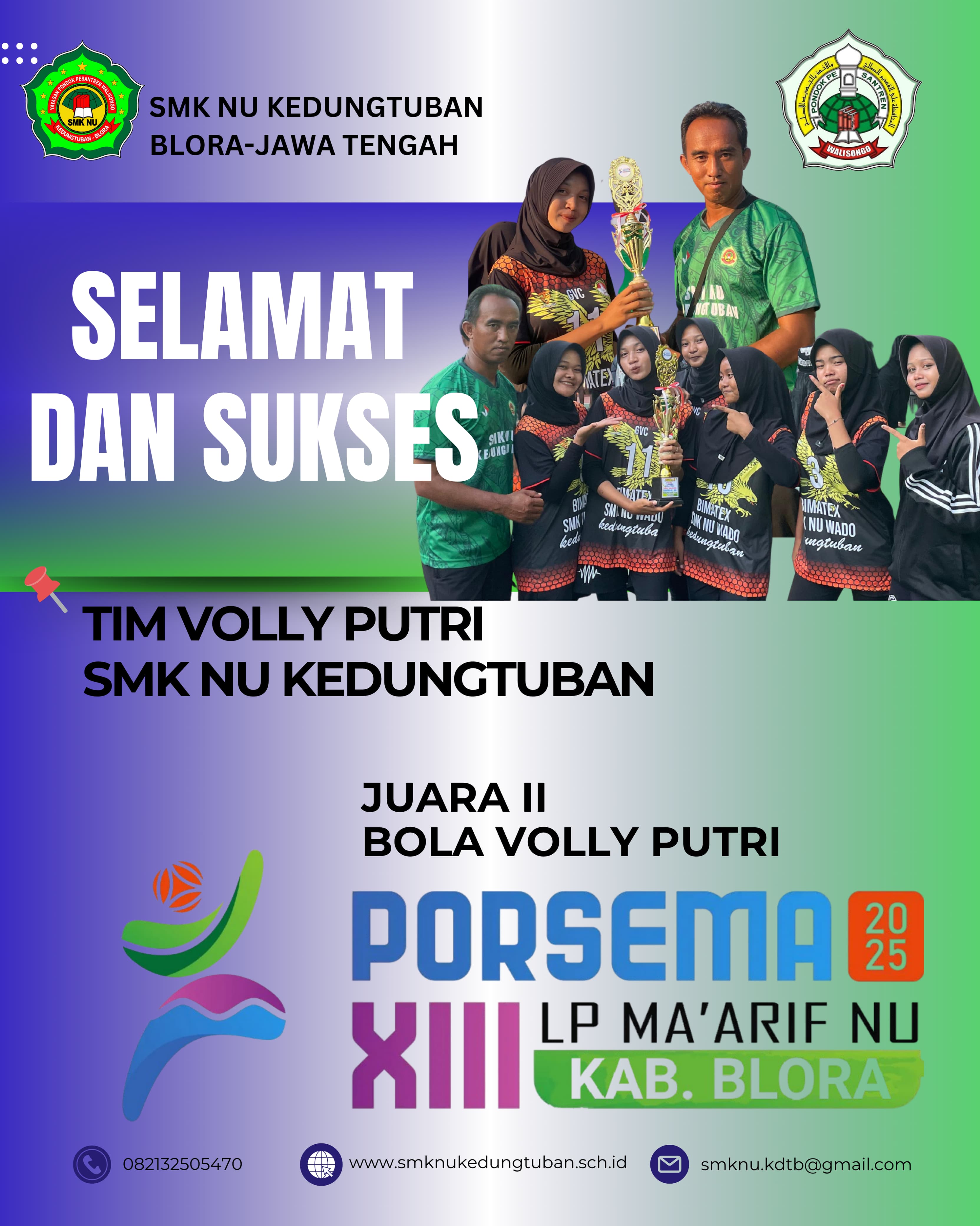 JUARA 2 VOLLY PUTRI