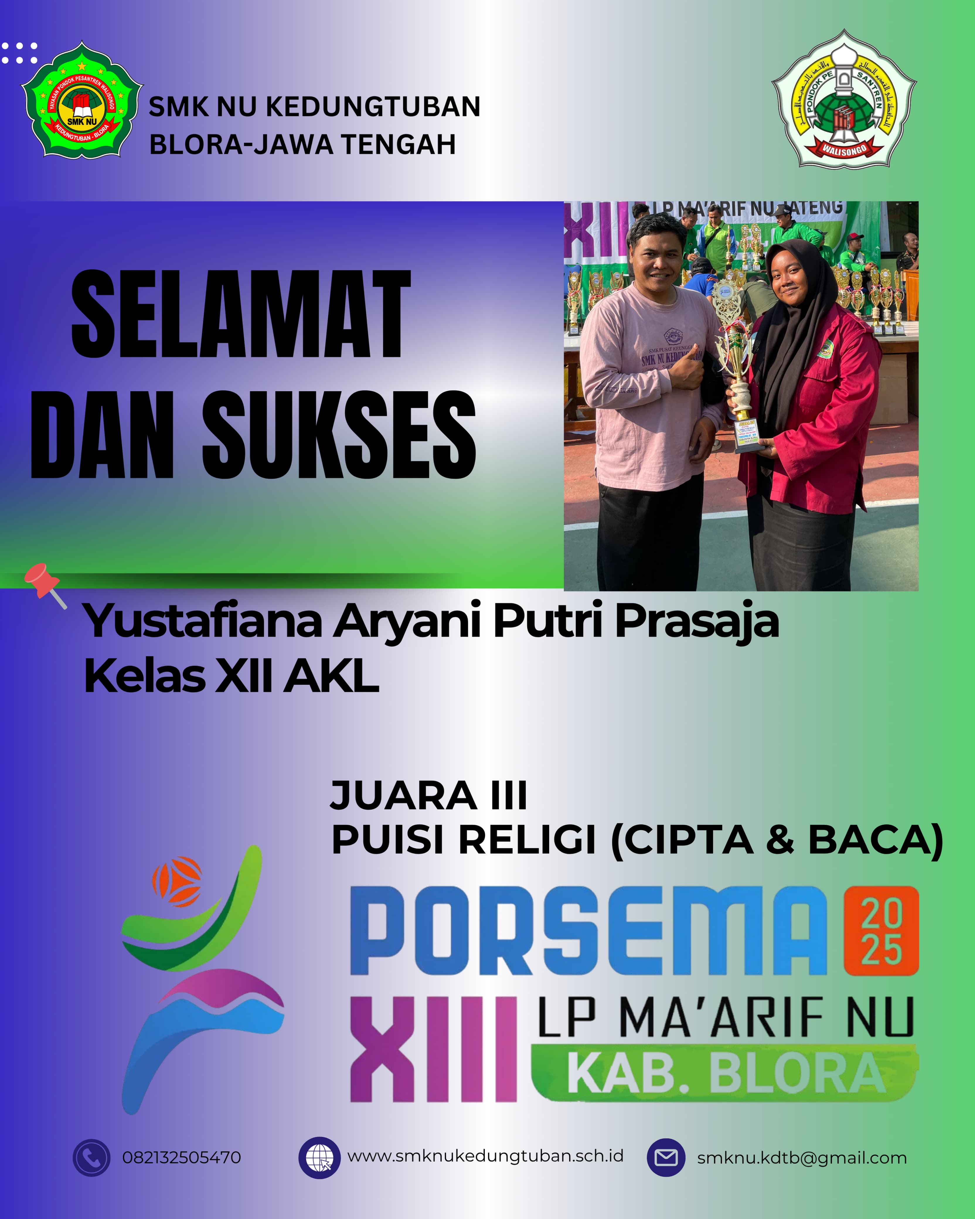 JUARA 3 PUISI RELIGI (CIPTA & BACA)