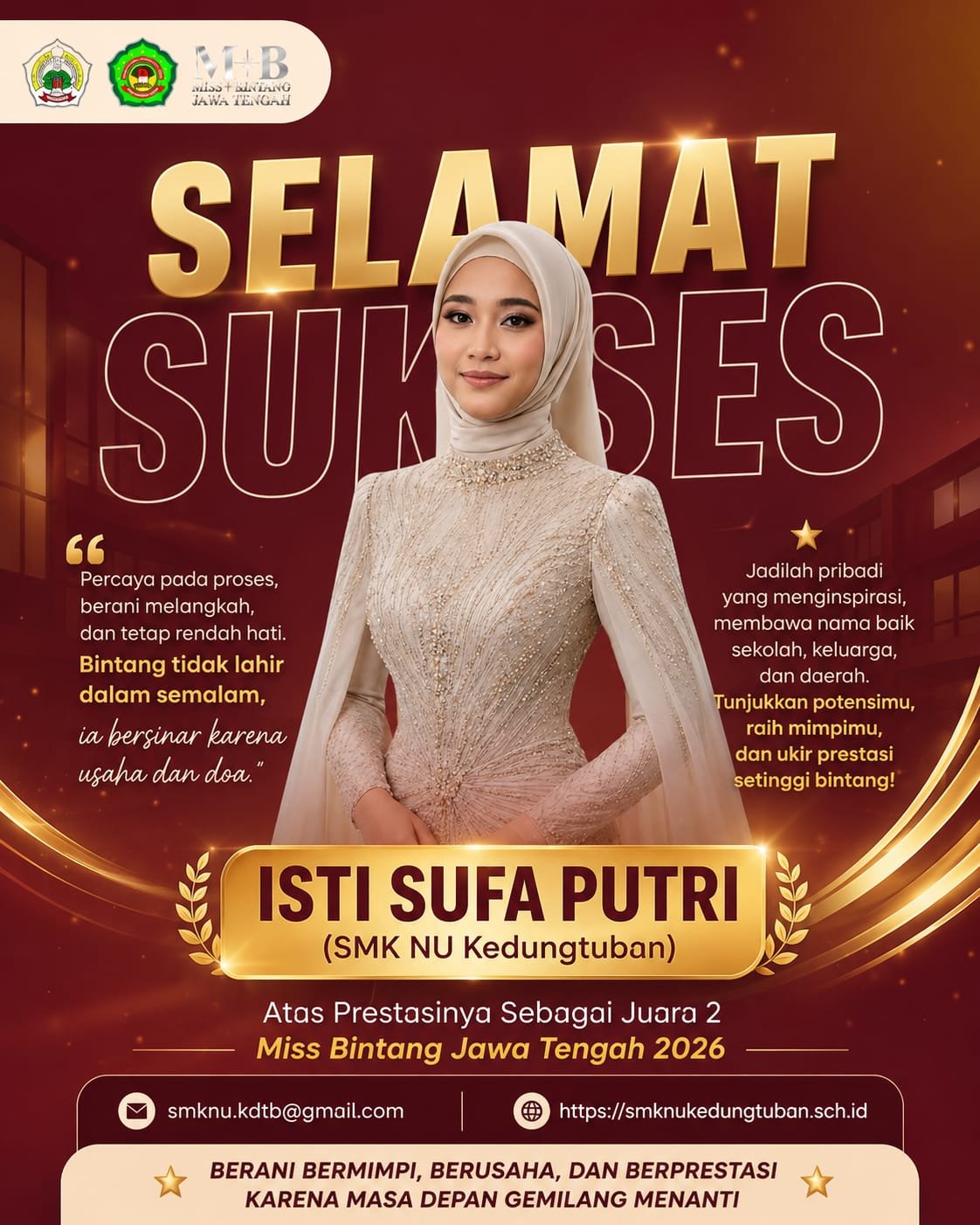 Juara 2 Miss Bintang Jawa Tengah 2026